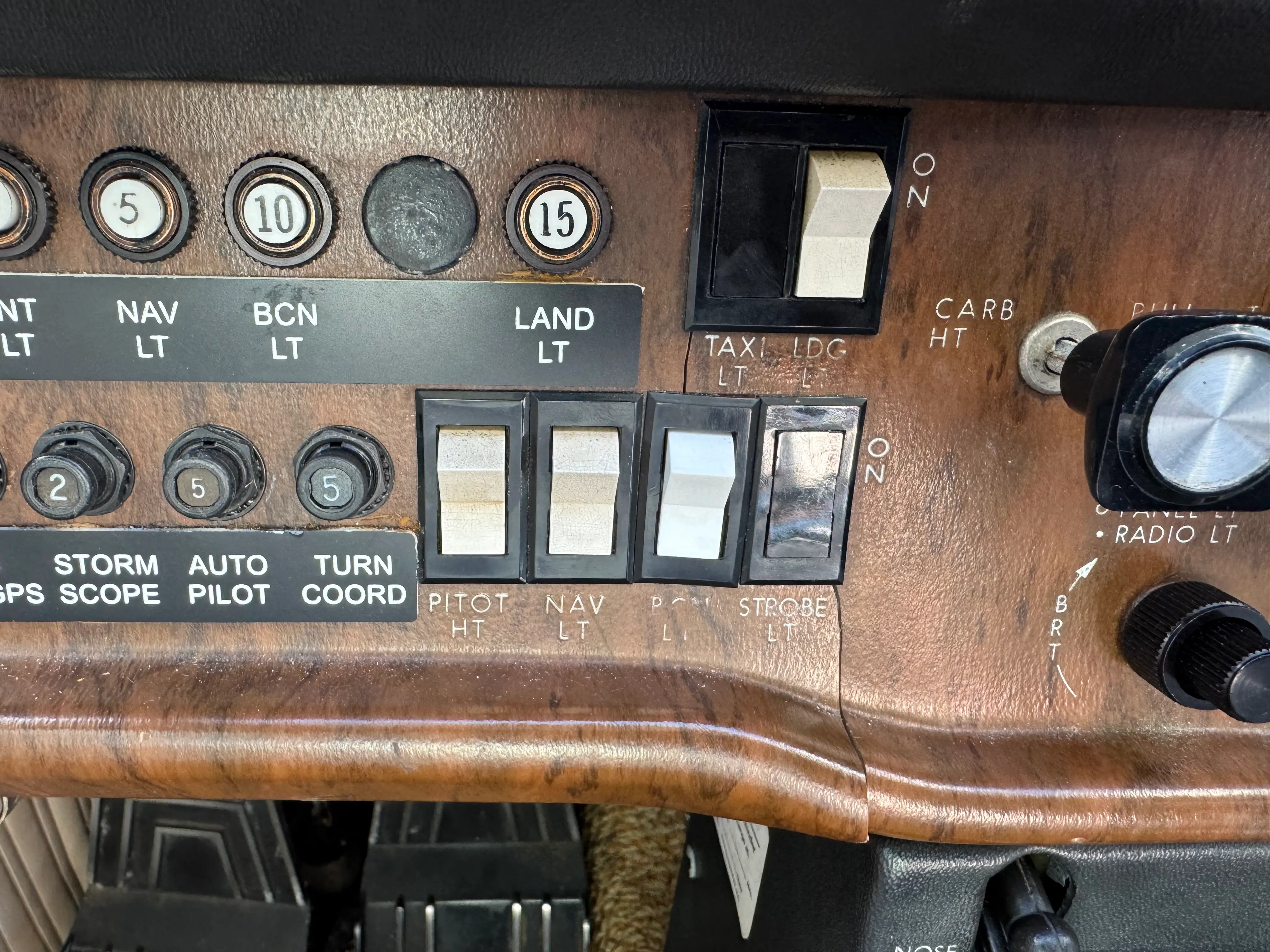 Cessna 172 aircraft view for flight training