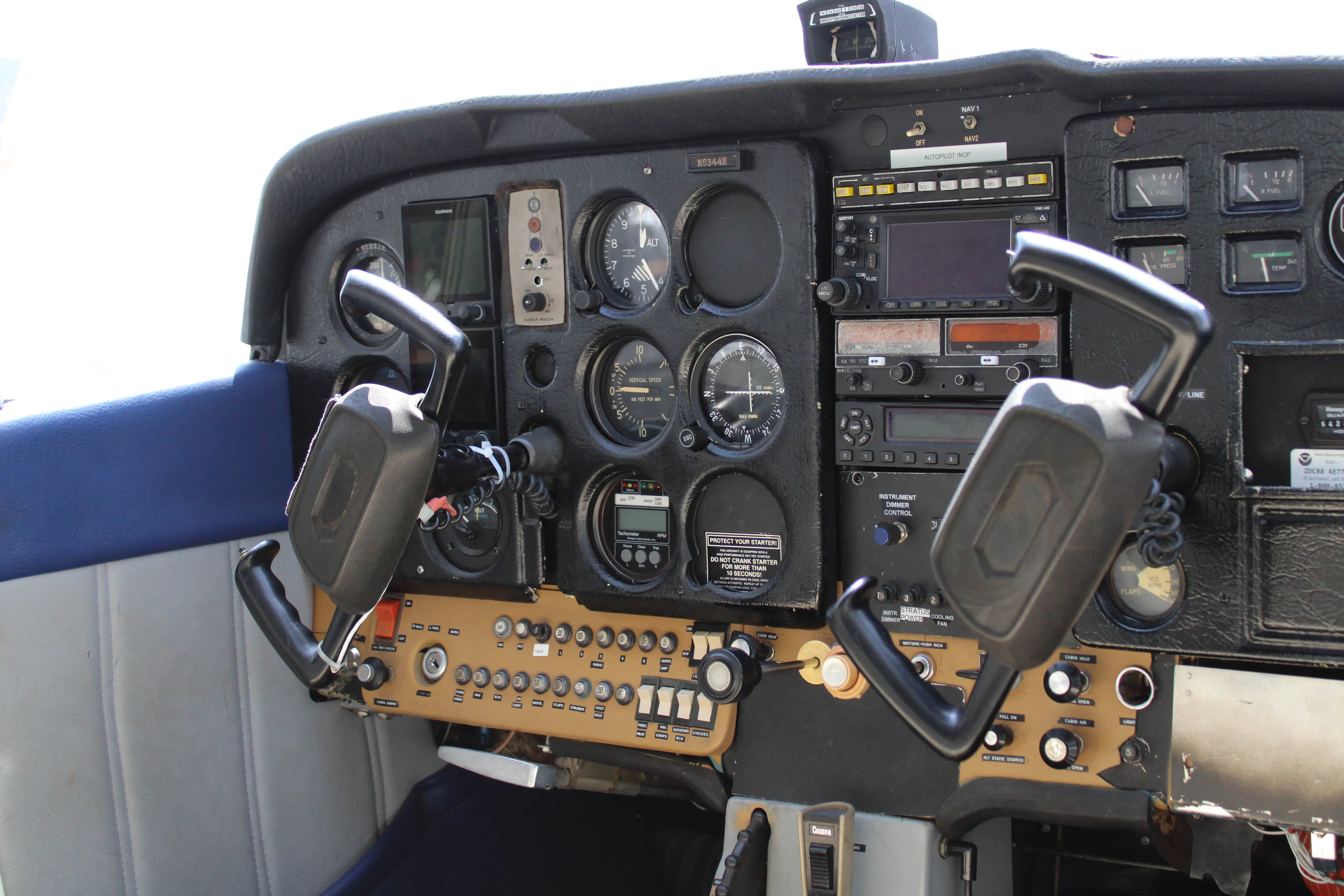 Cessna 172 Skyhawk detail at Magnolia Aviation Academy