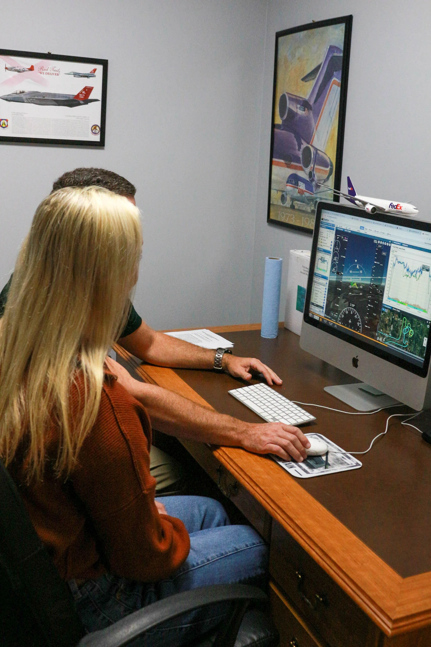 Flight training conversation at Magnolia Aviation Academy