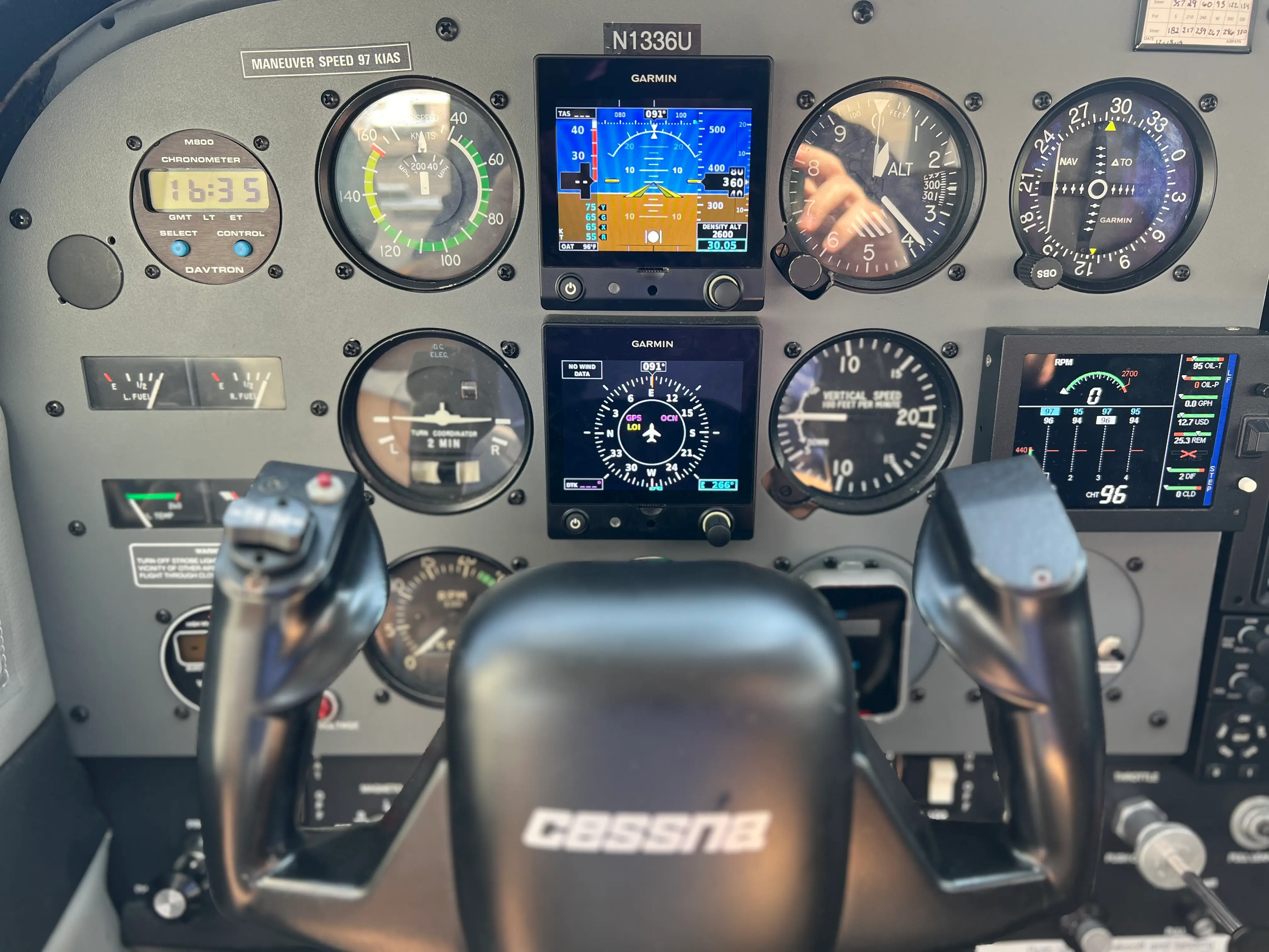Cessna 172 maintained for Magnolia Aviation Academy training