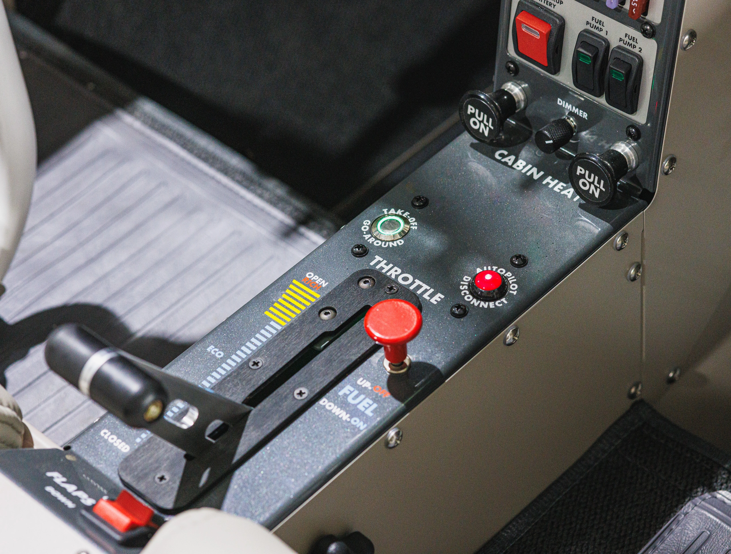 Van's RV-12iS aircraft at Magnolia Aviation Academy