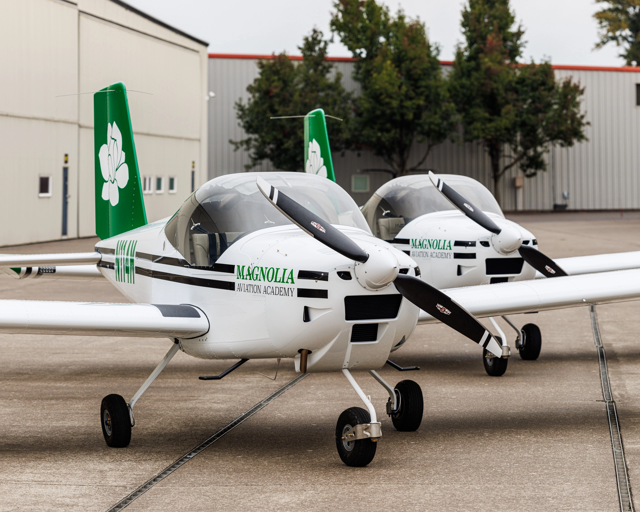 Van's RV-12iS aircraft at Magnolia Aviation Academy